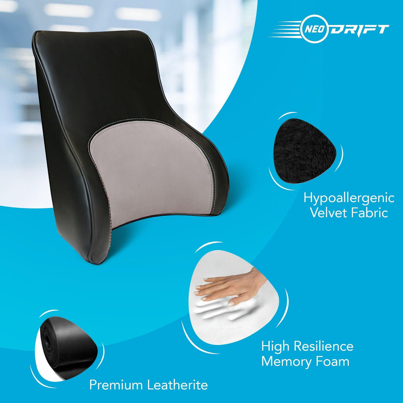 Neodrift® 'OrthoFlow' - Memory Foam Orthopaedic Cushion for Back Support